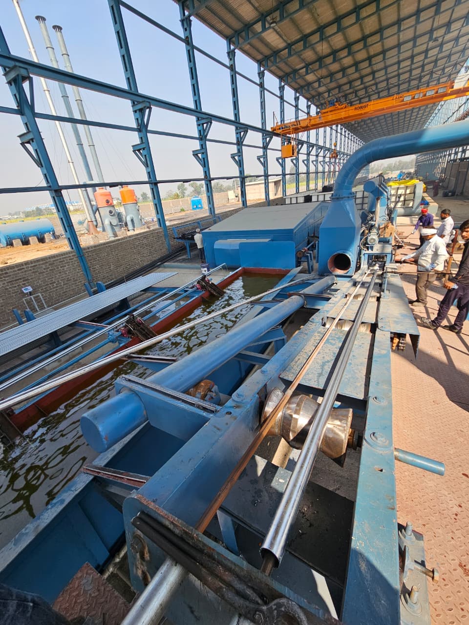 Hot-Dip Galvanizing Plant manufactured by Dadhivala Iron Craft India