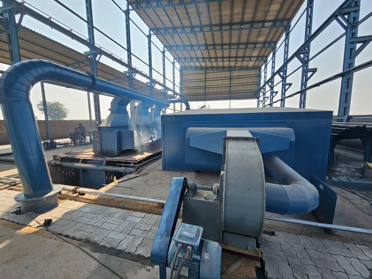 Pipe Galvanizing Plant manufactured and commissioned by Dadhivala Iron Craft India