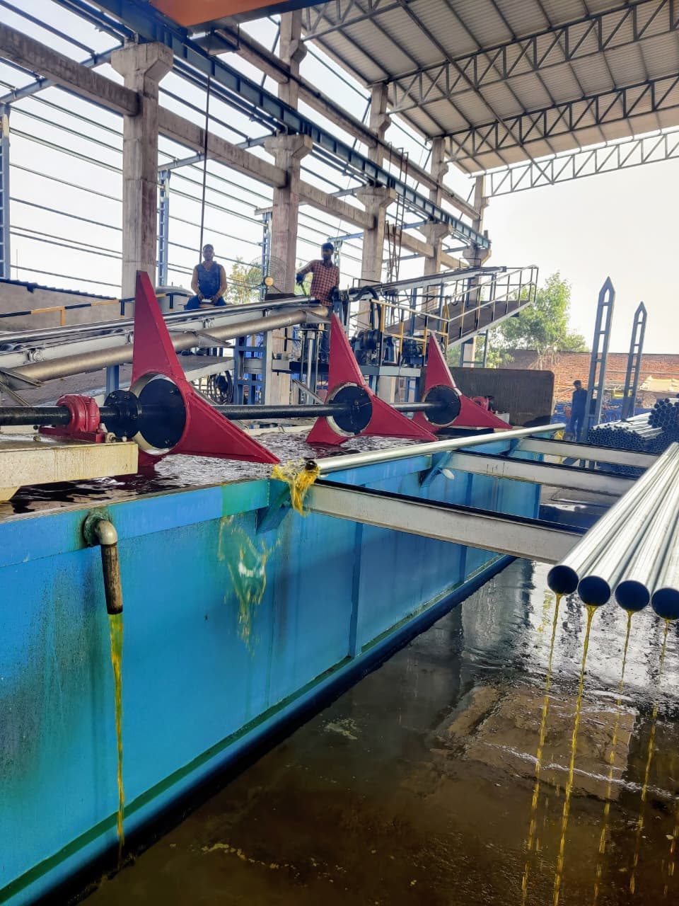 Pipe Galvanizing Plant manufactured and commissioned by Dadhivala Iron Craft India