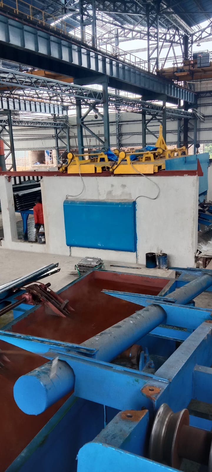 W-Beam / Thrie-Beam Galvanizing Plant manufactured and commissioned by Dadhivala Iron Craft India