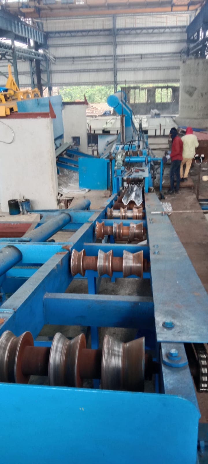 W-Beam / Thrie-Beam Galvanizing Plant manufactured and commissioned by Dadhivala Iron Craft India
