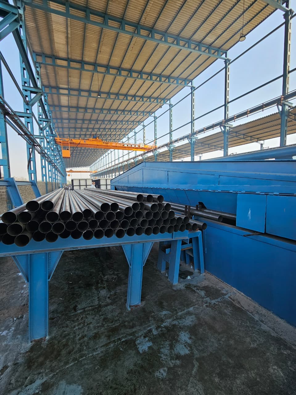 Tube Galvanizing Plant manufactured and commissioned by Dadhivala Iron Craft India