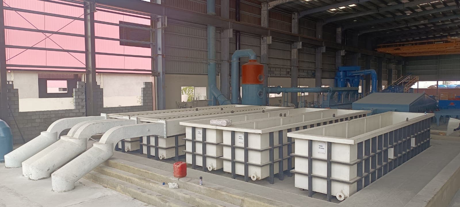 Pickling Unit Tanks manufactured and commissioned by Dadhivala Iron Craft India