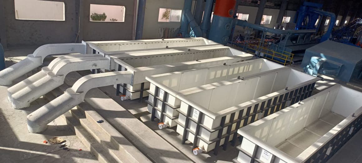 Pickling Unit Tanks manufactured and commissioned by Dadhivala Iron Craft India
