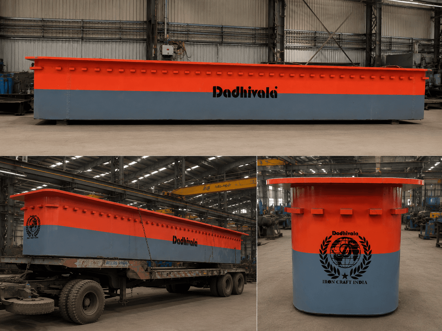 Zinc Tank / Kettle manufactured and commissioned by Dadhivala Iron Craft India